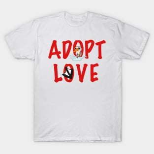 Adopt Love! - Mr. Dooby, the Toulouse Goose! T-Shirt